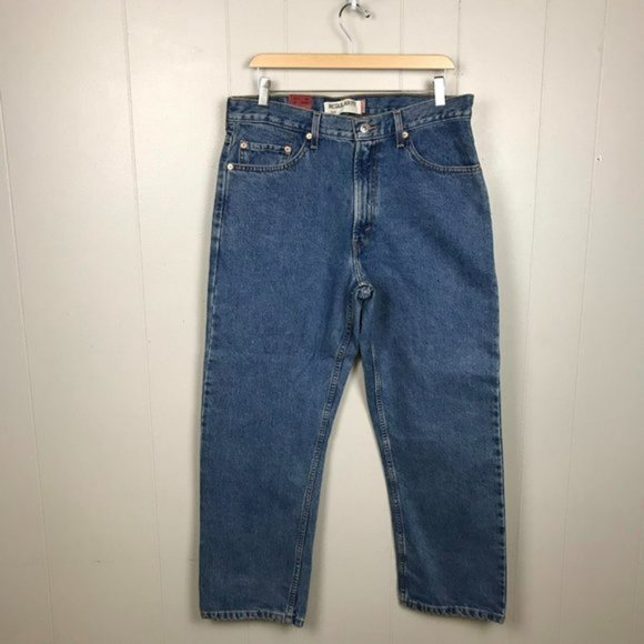 Levi's 505 Regular Fit Jeans Y2K Boyfriend High Waist Mom Jeans (2005) Unisex - Picture 2 of 14